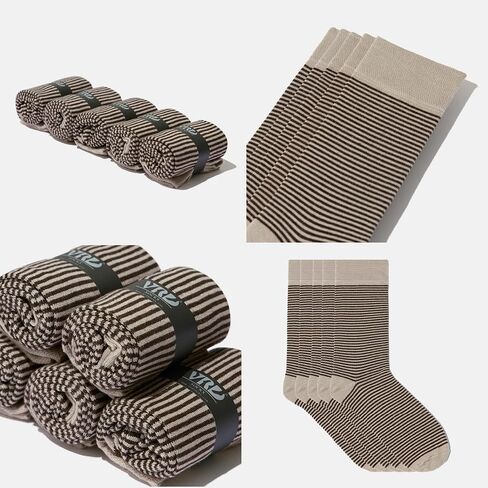 VRD SOCKS Bamboo Men’s Dress Socks, 5 Pairs Argyle Crew Socks, Moisture Wicking, Mens Mid-calf Socks, Mens Socks Size 8-13 in Kuwait