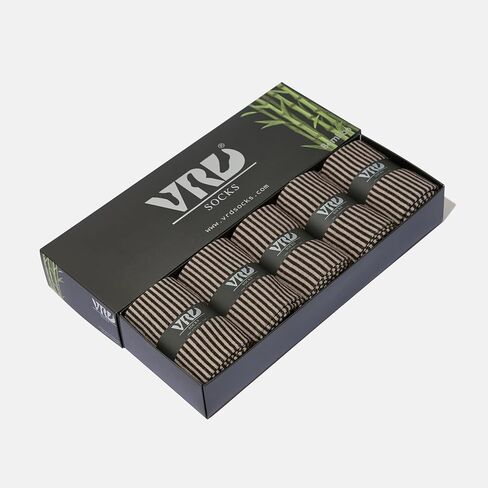 VRD SOCKS Bamboo Men’s Dress Socks, 5 Pairs Argyle Crew Socks, Moisture Wicking, Mens Mid-calf Socks, Mens Socks Size 8-13 in Kuwait