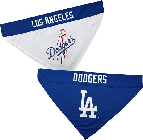 بيتس فيرست MLB لوس أنجلوس دودجرز باندانا ذات وجهين مقاس XX-Large للكلاب والقطط. باندانا رياضية على الوجهين، شعار الفريق مطرز ممتاز، جميع فرق MLB متاحة in Saudi Arabia