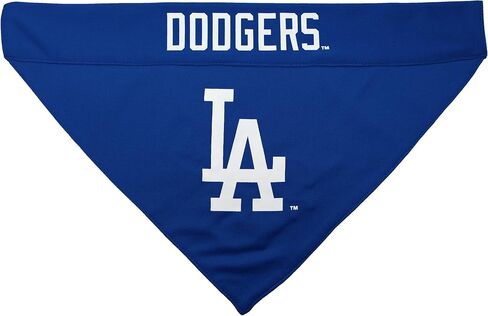 بيتس فيرست MLB لوس أنجلوس دودجرز باندانا ذات وجهين مقاس XX-Large للكلاب والقطط. باندانا رياضية على الوجهين، شعار الفريق مطرز ممتاز، جميع فرق MLB متاحة in Saudi Arabia