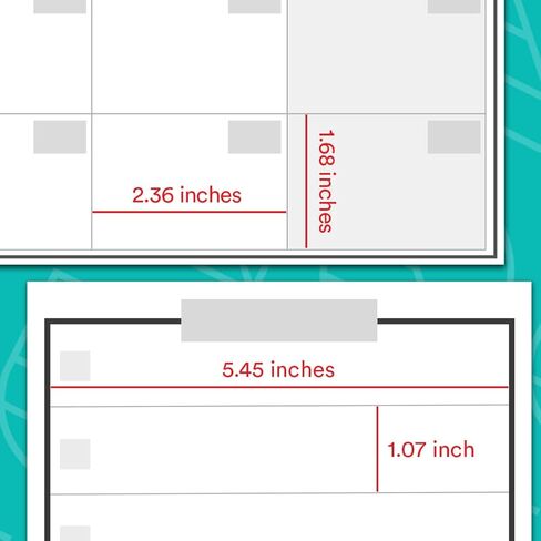 تقويم السبورة البيضاء المغناطيسية القابلة للمسح الجاف - 11 × 17 بوصة - لوحة كبيرة ممتازة قابلة لإعادة الاستخدام للثلاجة - مخطط ثلاجة المطبخ الأسبوعي ومنظم العادات الذرية الذكية in Kuwait
