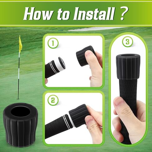 Feekoon 16 حزمة من أغطية مستشعر نادي الجولف المتوافقة مع مستشعرات Garmin Approach CT10/Arccos Smart Golf، مستشعر تتبع نادي GPS الآخر، غطاء مستشعر ذكي واقٍ يناسب المقابض ذات الحجم الكبير in Kuwait