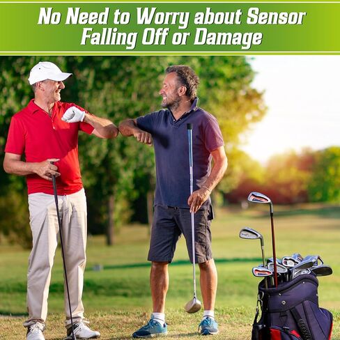 Feekoon 16 حزمة من أغطية مستشعر نادي الجولف المتوافقة مع مستشعرات Garmin Approach CT10/Arccos Smart Golf، مستشعر تتبع نادي GPS الآخر، غطاء مستشعر ذكي واقٍ يناسب المقابض ذات الحجم الكبير in Kuwait