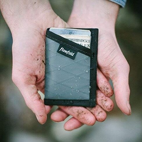 Flowfold Minimalist Card Holder Durable Slim Front Pocket Wallet, Card Holder Wallet Made in USA (Navy Blue) in Saudi Arabia