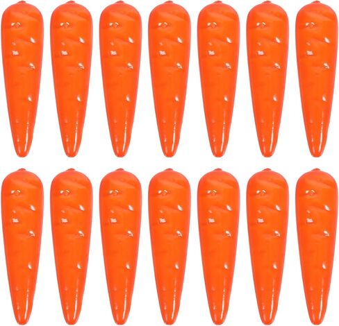 20 قطعة من جزر عيد الفصح الاصطناعي من ديديساون، جزرة صغيرة وهمية، نموذج خضروات رغوي نابض بالحياة، دعامة أنف كرتونية ذاتية الصنع لحفلات العطلات in Kuwait