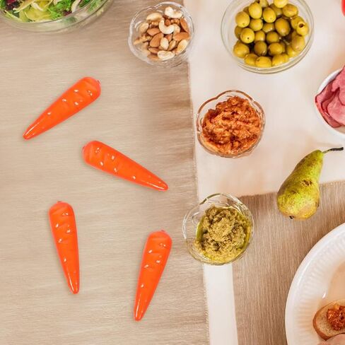 20 قطعة من جزر عيد الفصح الاصطناعي من ديديساون، جزرة صغيرة وهمية، نموذج خضروات رغوي نابض بالحياة، دعامة أنف كرتونية ذاتية الصنع لحفلات العطلات in Kuwait