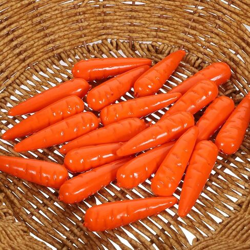 20 قطعة من جزر عيد الفصح الاصطناعي من ديديساون، جزرة صغيرة وهمية، نموذج خضروات رغوي نابض بالحياة، دعامة أنف كرتونية ذاتية الصنع لحفلات العطلات in Kuwait