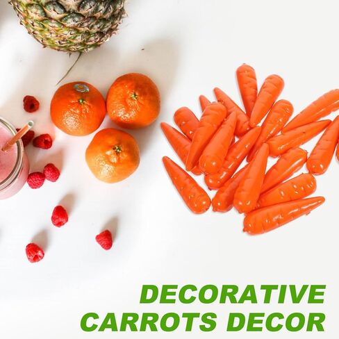 20 قطعة من جزر عيد الفصح الاصطناعي من ديديساون، جزرة صغيرة وهمية، نموذج خضروات رغوي نابض بالحياة، دعامة أنف كرتونية ذاتية الصنع لحفلات العطلات in Kuwait