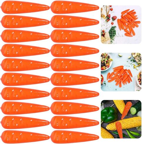 20 قطعة من جزر عيد الفصح الاصطناعي من ديديساون، جزرة صغيرة وهمية، نموذج خضروات رغوي نابض بالحياة، دعامة أنف كرتونية ذاتية الصنع لحفلات العطلات in Kuwait