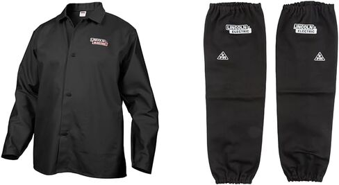 Lincoln Electric Black Flame-Resistant Cloth Welding Jacket in Saudi Arabia
