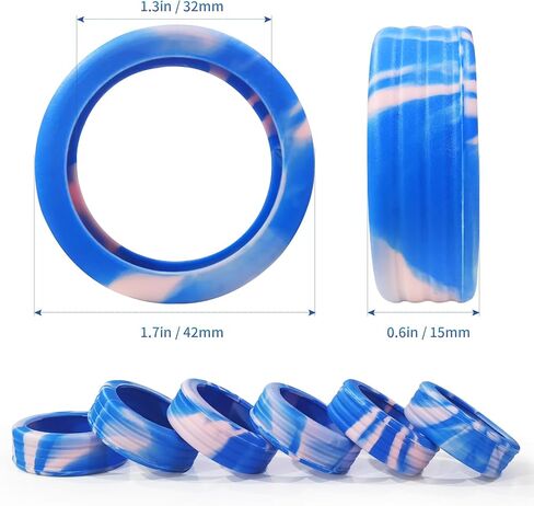 EVARSOL غطاء عجلة الأمتعة حقائب دوارة لإصلاح العجلات قبضة ناعمة كتم حقائب سفر محمولة عجلات حامية صندوق عربة أغطية عجلات أحذية من السيليكون 10 قطع in Kuwait