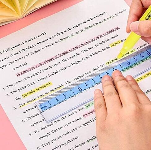 Trail maker 100 Packs of Bulk Yellow Highlighters in Bulk | Bright Wholesale Highlighters for Classrooms, School Kids, Teachers, Office Supplies in Kuwait