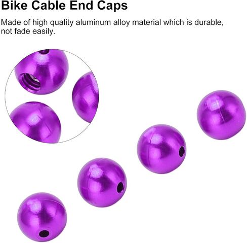 Keenso Bike Cable End Ball Reusable Brake Cable End Crimps for Mountain Bike Road Bike () in Saudi Arabia