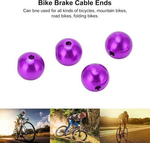 Keenso Bike Cable End Ball Reusable Brake Cable End Crimps for Mountain Bike Road Bike () in Saudi Arabia