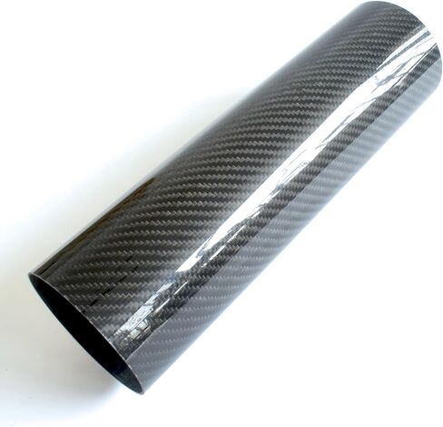 Real Carbon Fiber Hose Straight Carbon Fiber Pipe OD 3.5",Length 11.8",1.3mm Wall Thickness in Saudi Arabia