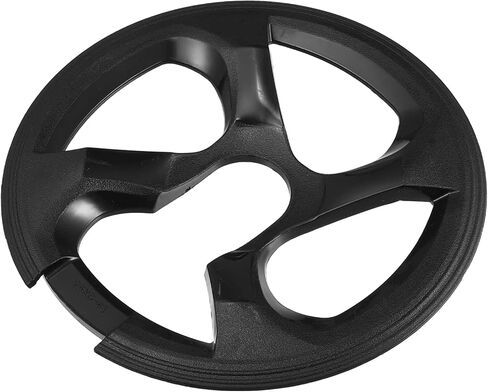 X AUTOHAUX 2 قطعة 48 الأسنان 12 سنتيمتر 0.87 "x 8.27" دراجة دراجة كرانسيت سلسلة غطاء الاطارات حامي سلسلة عجلة الغطاء الواقي الأسود in Saudi Arabia