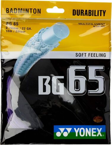 خيط كرة الريشة يونيكس BG 65 (بنفسجي) (10 متر) in Saudi Arabia