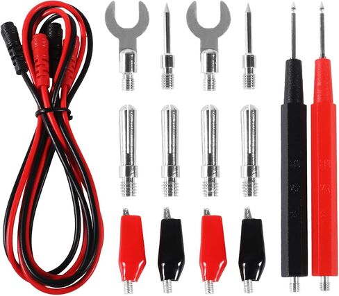 16-in-1 Multimeter Probe Test Leads Kit with Electronical Alligator Clips Probes, Banana Plug, Test Probes, Power Testing Needle for Circuit Connection, Multimeter Automotive in Saudi Arabia