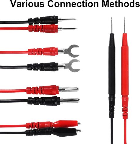 16-in-1 Multimeter Probe Test Leads Kit with Electronical Alligator Clips Probes, Banana Plug, Test Probes, Power Testing Needle for Circuit Connection, Multimeter Automotive in Saudi Arabia