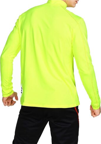 bpbtti Men's 1/4 Zip Thermal Pullover Running Cycling Shirts with Zip-Closure Side Pocket Tops in Saudi Arabia