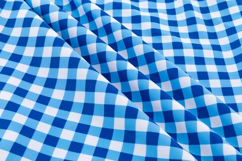 LIZENS Girls One Piece Swimwear Checker Print Ruffles Bathing Suit for Kids Size 2-12 in Kuwait