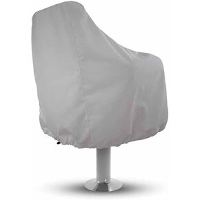Boat Seat Cover Outdoor 2 Pack Waterproof Pedestal Pontoon Captain Boat Bench Chair Seat Cover Weather Protection Fishing Chair Protective Cover