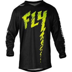 قميص Fly Racing 377-222YL للشباب F-16 أحمر/أسود/رمادي Yl