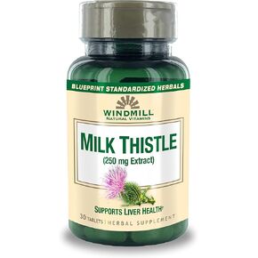 Windmill Milk Thistle 250 mg Tablets 30 Tablets