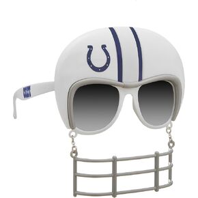 Rico Industries SUN2601 Colts Novelty Sunglasses, One Size, White