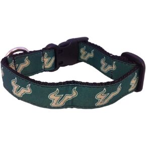 NCAA South Florida Bulls Dog Collar (Team Color, Medium)
