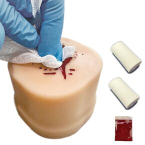 【Bleed Stop Wound Tourniquet Training KIT】- Stop The Bleed Practice Kit - Blood Control Kit for Medical Education - 7 in 1 Wound Bleed Stop Kit