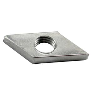 (100 Pieces)4040 Series M8 Carbon Steel Square Nuts Rhombus Nuts for Aluminum Profile