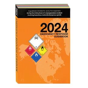 Labelmaster 2024 Emergency Response Guidebook (ERG) Standard Bound, Full Size, Guide to Help When Responding to Transportation Emergencies Involving Hazardous Materials