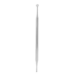 Ear Acupuncture Point Probe Acupressure Ear Massage Pen Stainless Steel Dual Head Ear Acupuncture Body Point Probe Portable Massage Tool