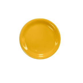 FSE CR106YW Plate, 6-1/2" dia., round, narrow rim, Pack of 12
