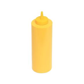 FSE PLTHSB024Y Squeeze Bottle, 24 oz., plastic, yellow, Pack of 12