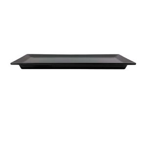 FSE 29115BK Plate, 15" x 5-1/4" x 1" deep, rectangular, break-resistant, Pack of 12