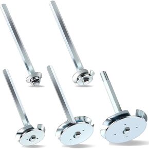5 Pcs PVC Fitting Socket Saver Set with 1/2 Inch, 3/4 Inch, 1-1/2 Inch, 2 Inch, 3 Inch Head, PVC Pipe Reamer Cutter for Removing SCH 40 from Hub, Fits 1/2" Variable Speed Power Drill