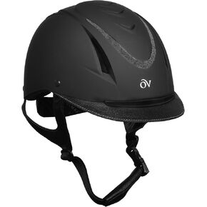 خوذة Ovation Z-6 Glitz 2.0 (أسود لامع، XS/S)