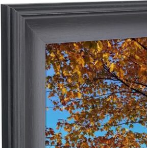 19x22 Picture Frame Solid Wood 19x22 Poster Frame for Wall Display - Versatile 19x22 Photo Frame, Perfect For Family Photos and Artwork - Elegant Black Design (X23B1922)