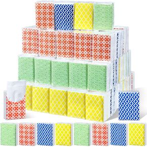 Yinder 120 Pack Travel Size Tissues Pocket Tissues Pack Facial Tissues Bulk 3 Ply Geometric Travel Tissue Small Wallet Tissue Mini Travel Size Tissue for Business Trip Ceremony(Fresh)
