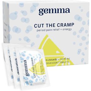 Cut the Cramp | Super Fast Period Pain Relief | Treats PMS, Menstrual Cramps, Fatigue, Bloating, and Headaches | Effervescent Formula