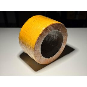 Poly Strap, Polypropylene Strapping, 3200' Length, 1/2" Width, 0.020" Thickness, 400 lbs. Break Strength (Yellow)