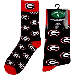 Georgia Bulldogs Kids Crew Socks