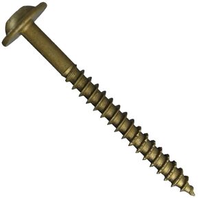 #10 x 2" Round Washer (Modified Truss) Head Screw Torx/Star Drive Head Wood Screw (1 POUND Approx. 83 Screws) Multipurpose Wood Screws for Construction, Cabinets and Furniture.