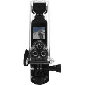 Luqeeg Pocket Camera, 4K Ultra HD Enabled Pocket Camcorder, 270° Rotatable Anti Shaking Pocket Camera with Mic Clip for Outdoor, Riding, Diving, Shooting