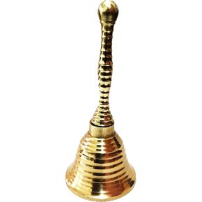PARIJAT HANDICRAFT Brass Bell for Home Mandir Temple Living Room Decoration Pooja Decorative Items Puja Bell