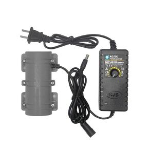 24V Vibration Motor, with 110V Adjustable Speed Power Adapter, 3800RPM Sieve Vibration Motor, Rotary Speed Vibrating Motor for Massage Bed Vibration Alert Chair, Shaker Motor