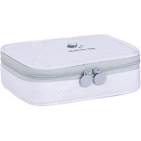 Small Empty First Aid Bag, Compact Travel Medicine Pouch Double Zippers Cute Pill Pocket for Travel Home,Green