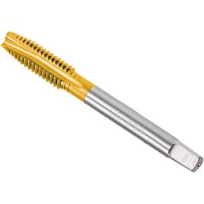 Spiral Point Taps, 5/16-18 UNC Thread, Titanium Coated High Speed Steel 6542 Screw Milling Threading Tap - (Applications: for Tapping Drilling Machine), 1-Piece